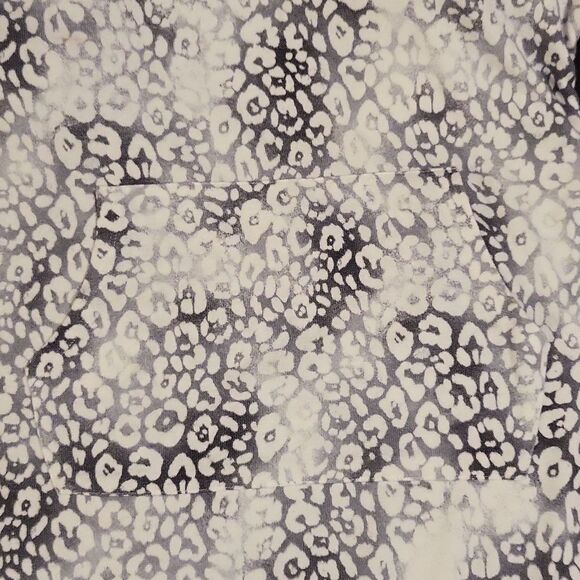 Tacera Animal Print Tunic Sweater Size XL Corded Sleeves - Picture 5 of 9